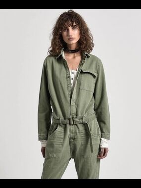 One Teaspoon Super Khake Utility Jumpsuit